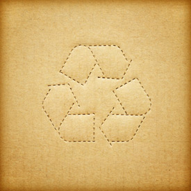 Recyclable and sustainable cardboard